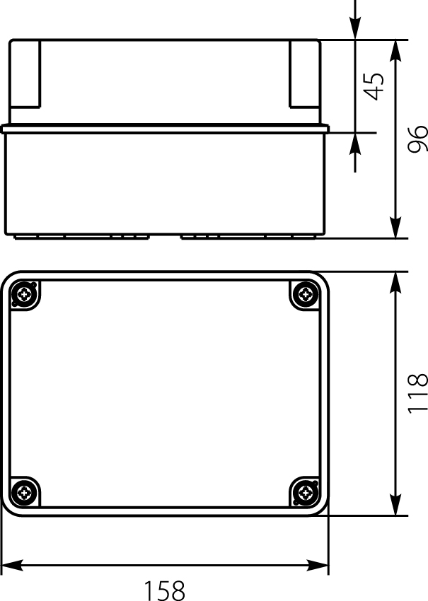 Hermetic casing OH-2B.2 Hermetic casing OH-2B.2,elektro-plast