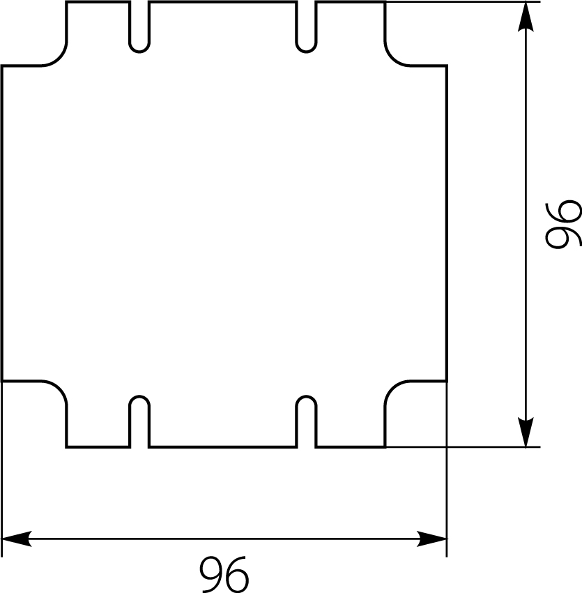 Metal assembly plates PM 1 Metal assembly plates PM 1,elektro-plast