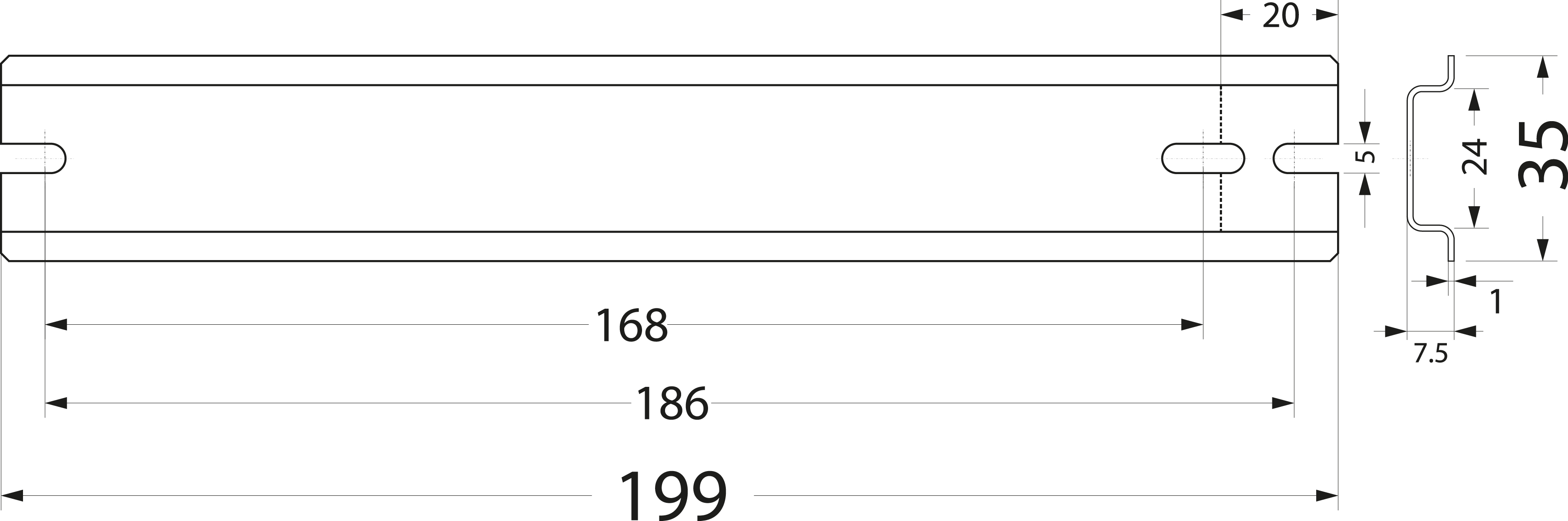 Bracket WTH 13/TH35/199 Bracket WTH 13/TH35/199,elektro-plast