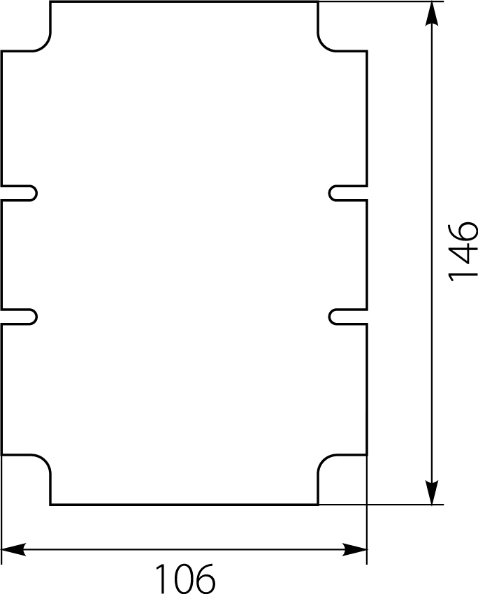 Metal assembly plates PM 2 Metal assembly plates PM 2,elektro-plast