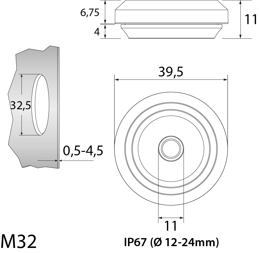 Multigate TSS M32 Grey Multigate TSS M32 Grey,elektro-plast