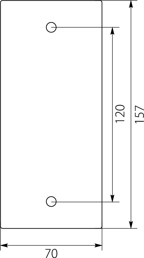 Uchwyt kabla siłowego KO90, black Uchwyt kabla siłowego KO90, black,elektro-plast