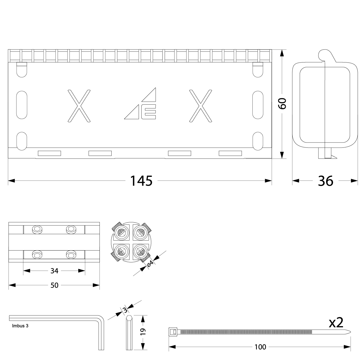 Cable Sleeve withe gel MZGEL146, 146x60x36mm, GELEBOX, IPX8, 0.6/1kV + Cable Connector 4x1.5-6mm² Cable Sleeve withe gel MZGEL146, 146x60x36mm, GELEBOX, IPX8, 0.6/1kV + Cable Connector 4x1.5-6mm²,elektro-plast