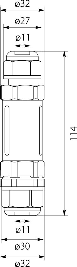 Złączka kablowa SPN 325 (3x2.5), 250V AC, 16A, IP68 Złączka kablowa SPN 325 (3x2.5), 250V AC, 16A, IP68,elektro-plast