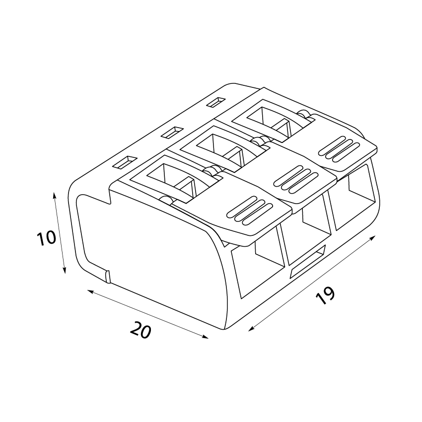 CMK-623 Connector 450V, 32A, 3x4 mm², no need to crimp CMK-623 Connector 450V, 32A, 3x4 mm², no need to crimp,elektro-plast