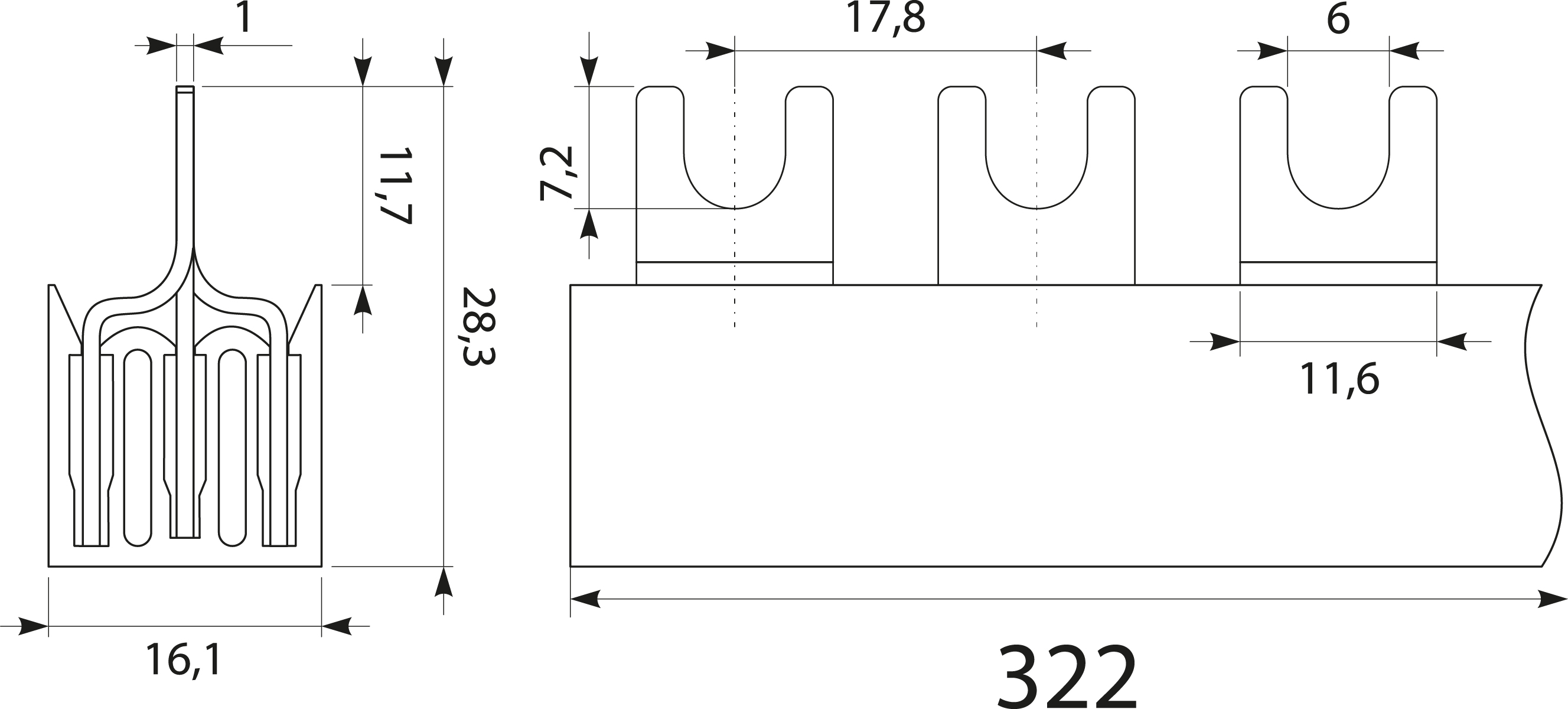 Current terminal 3F S-18 3F-10 Current terminal 3F S-18 3F-10,elektro-plast