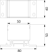 Distribution block DB1-S, 196A, TH35