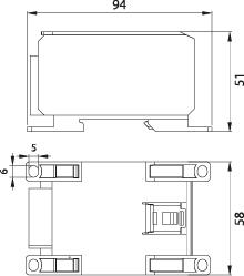 Blok Rozdzielczy DB18A-SZ, 315A