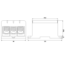 Connector WLZ35/3x240/z, color: yellow-green