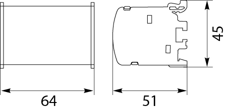Blok Rozdzielczy BRZ-2X7, na szybę TH35 lub do pow. płaskich, uchylna klapka, 100A