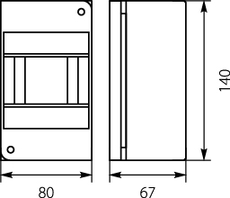Surface distribution board - RNO 4