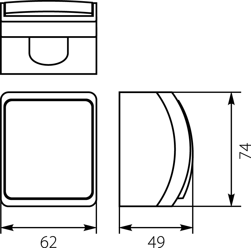 Universal/Two-Way Switch VW-7, without printed pictogram, screwless terminals, IP44 Universal/Two-Way Switch VW-7, without printed pictogram, screwless terminals, IP44,elektro-plast