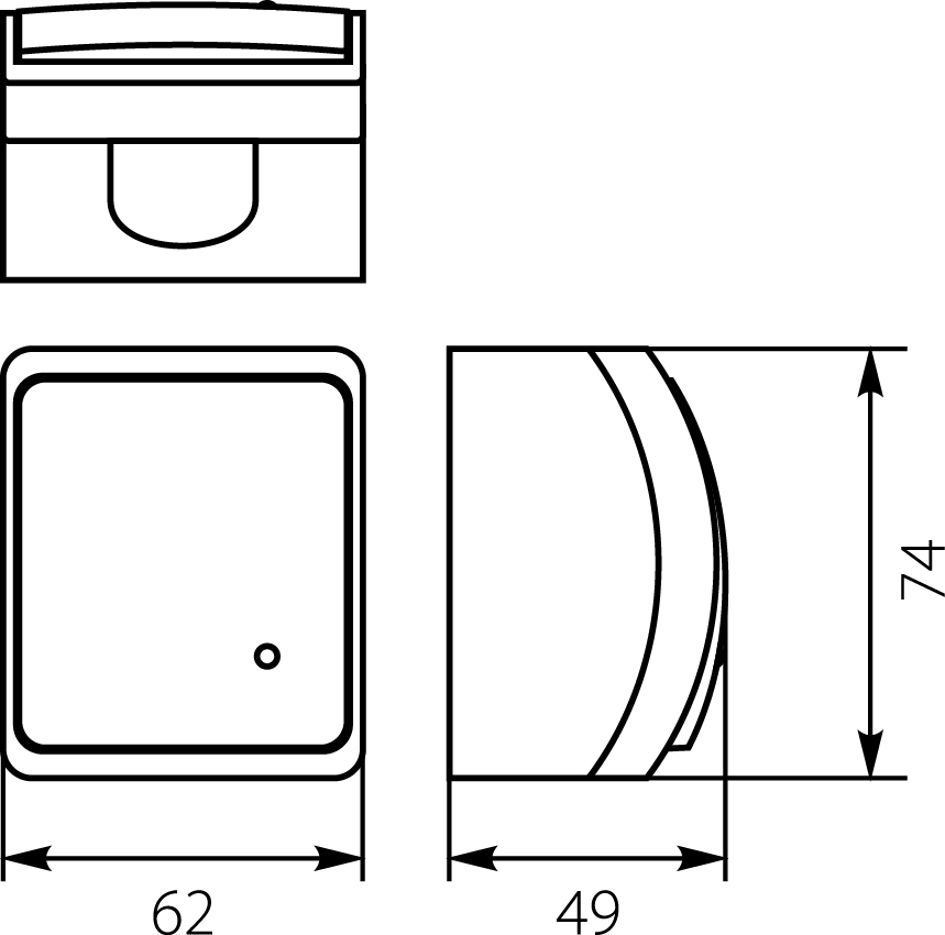 Universal/Two-Way Switch With Illumination VW-7L, without printed pictogram, screwless terminals, IP44 Universal/Two-Way Switch With Illumination VW-7L, without printed pictogram, screwless terminals, IP44,elektro-plast