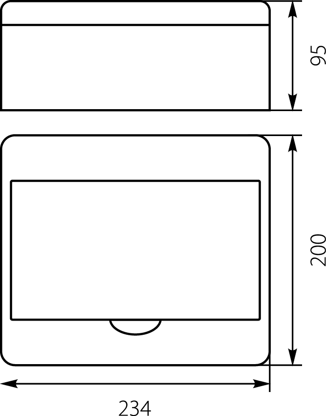 Surface distribution board RN-8/B Fala (N+PE) Surface distribution board RN-8/B Fala (N+PE),elektro-plast