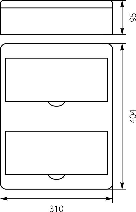 Surface distribution board RN-24 Fala (N+PE) IP40 Surface distribution board RN-24 Fala (N+PE) IP40,elektro-plast
