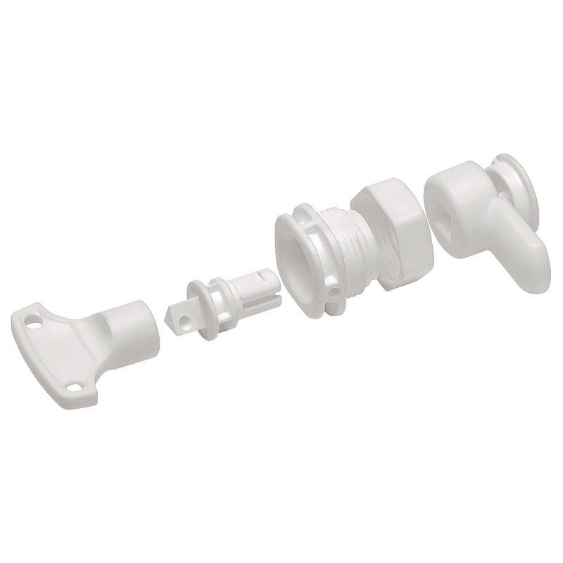 Triangular Plastic Cam Lock DARP-ZPL + Key, Quiteline, color: white Triangular Plastic Cam Lock DARP-ZPL + Key, Quiteline, color: white,elektro-plast