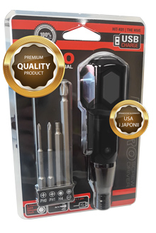 Wkrętarka manualno elektryczna HIT K01 z ładowaniem USB