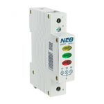 Lampka kontrolna modułowa, na szynę TH35, 3-fazowa LK3TH