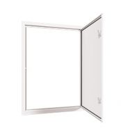  - Lacquered aluminium door with frame DR120 for Flush Distributrion Board DARP-120, color: white
